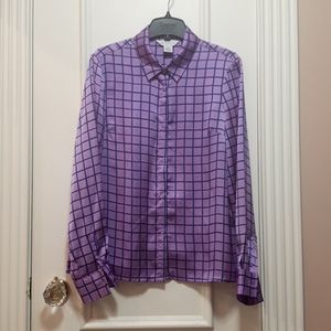 🛍️ Liz Claiborne checkered blouse